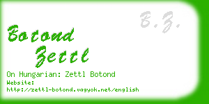 botond zettl business card